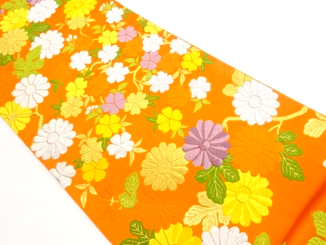 JAPANESE FUKURO OBI / WOVEN SAKURA
